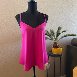 Forever 21 Hot pink blouse, Size Lg, Polyester